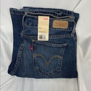 Levi's 505 straight leg mid rise Denim Jeans size 4